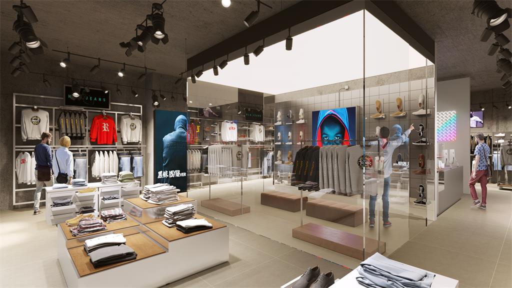 HLA Jeans Retail store 2018